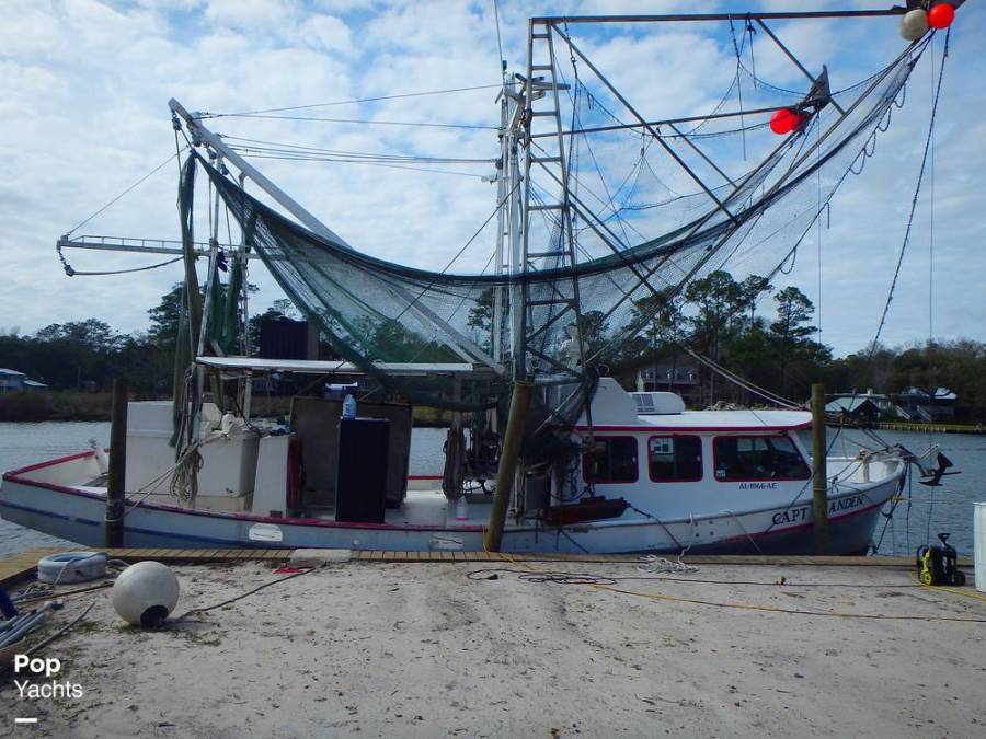 2003 Custom 39x18 Shrimp Commercial Boats, Shrimp Boats For Sale in