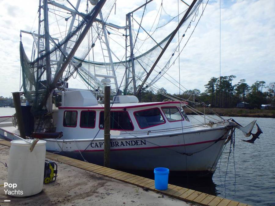 2003 Custom 39x18 Shrimp Commercial Boats, Shrimp Boats For Sale in