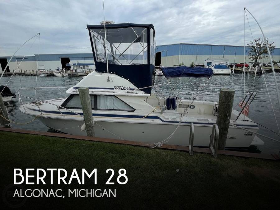 1986, Bertram, 28 Flybridge Cruiser