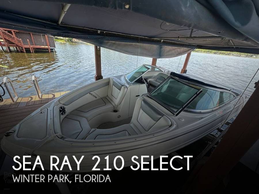 2009, Sea Ray, 210 Select
