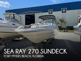 2002, Sea Ray, 270 Sundeck