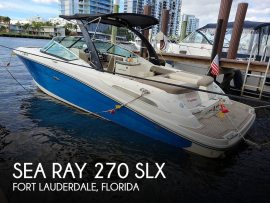 2012, Sea Ray, 270 SLX
